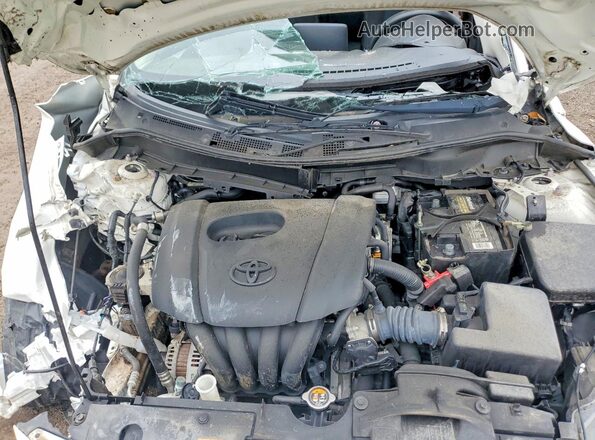 3MYDLBYV5KY500850 2019 TOYOTA YARIS White Vista interior trasera