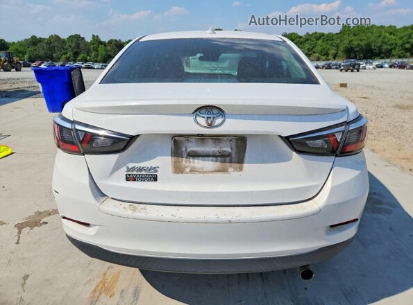 3MYDLBYV5KY510875 2019 TOYOTA YARIS White Widok z tyłu