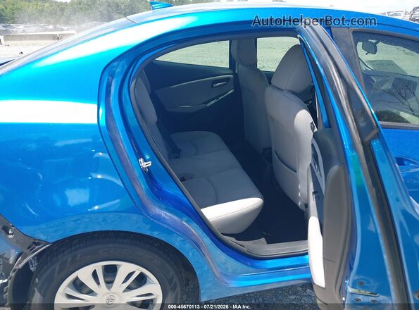 3MYDLBYV5KY527319 2019 TOYOTA YARIS Синий Вид наклейки с VIN-кодом