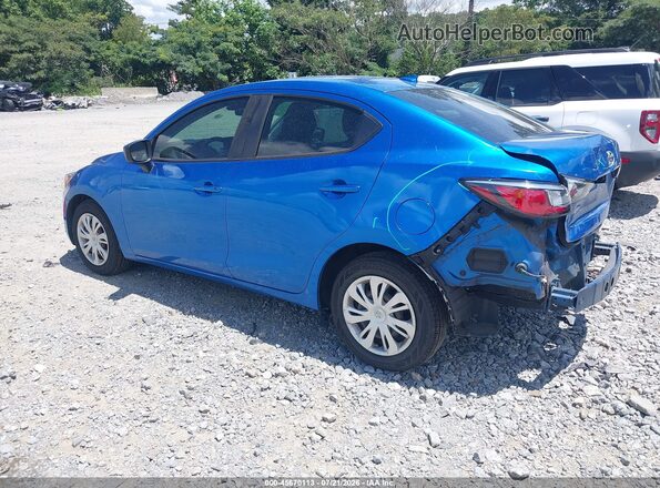 3MYDLBYV5KY527319 2019 TOYOTA YARIS Синий Задняя левая четверть