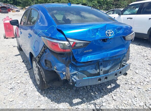 3MYDLBYV5KY527319 2019 TOYOTA YARIS Синий Вид спереди