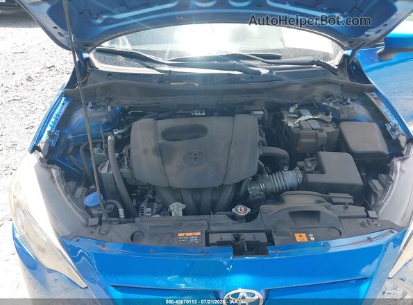 3MYDLBYV5KY527319 2019 TOYOTA YARIS Синий Вид сзади