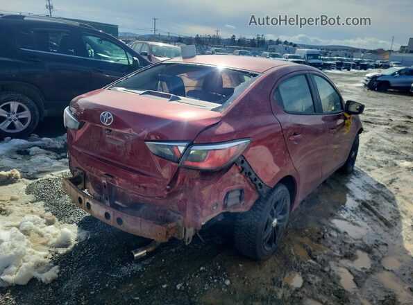 3MYDLBYV6GY104207 2016 TOYOTA YARIS Burgundy უკანა მარჯვენა