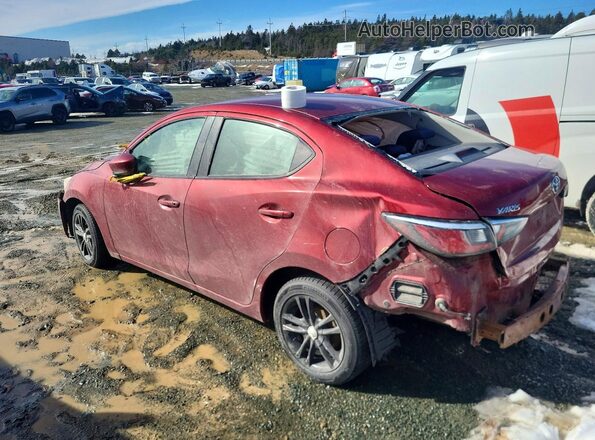 3MYDLBYV6GY104207 2016 TOYOTA YARIS Burgundy უკანა მარცხენა