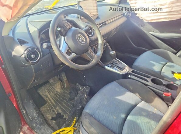 3MYDLBYV6GY104207 2016 TOYOTA YARIS Burgundy წინა სალონის ხედი