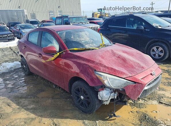 3MYDLBYV6GY104207 2016 TOYOTA YARIS Burgundy წინა მარჯვენა