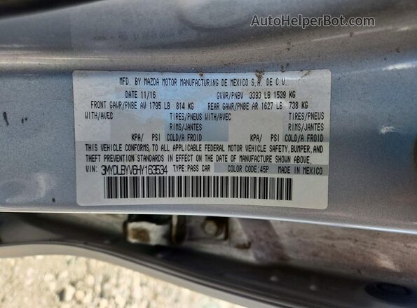3MYDLBYV6HY163534 2017 TOYOTA YARIS Silver Engine compartment view