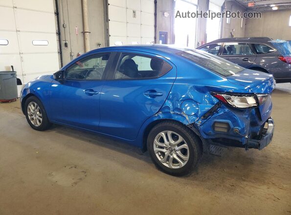 3MYDLBYV7HY162375 2017 TOYOTA YARIS Blue Rear left