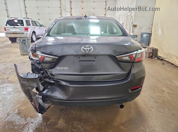 3MYDLBYV7LY707628 2020 TOYOTA YARIS Gray უკანა ხედი