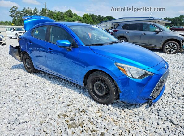 3MYDLBYV7LY707838 2020 TOYOTA YARIS Blue Delantero derecho