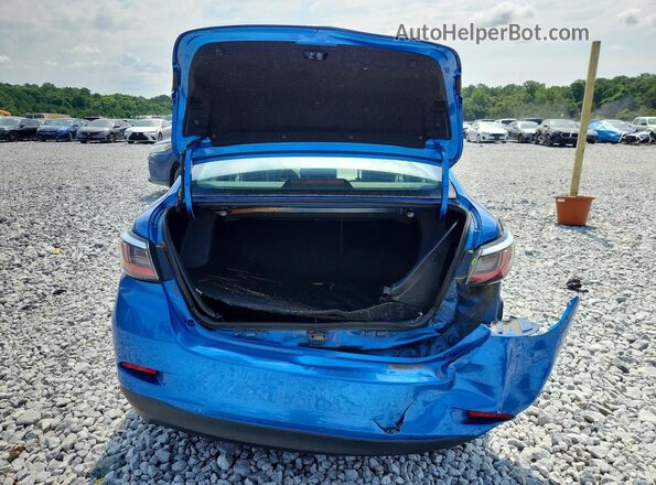 3MYDLBYV7LY707838 2020 TOYOTA YARIS Blue Vista trasera