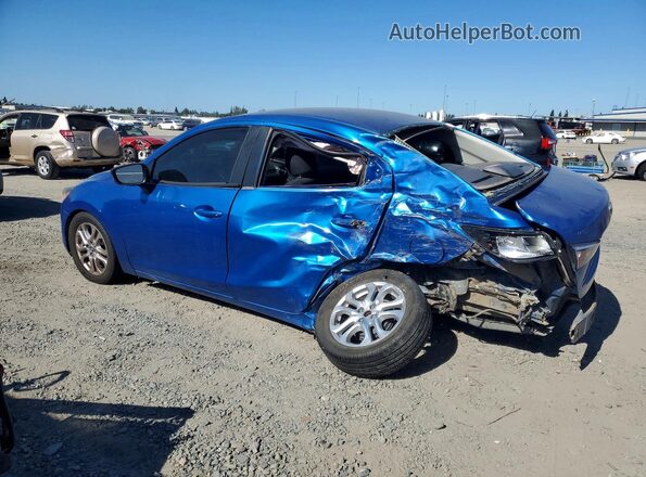 3MYDLBYV8HY158092 2017 TOYOTA YARIS Blue Rear left