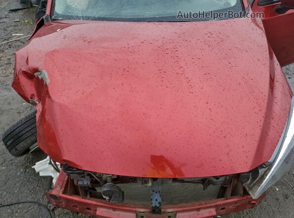 3MYDLBYV8HY166970 2017 TOYOTA YARIS Red უკანა სალონის ხედი