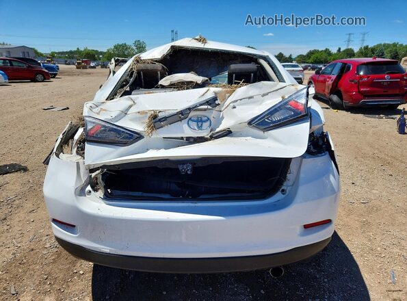 3MYDLBYV8KY506075 2019 TOYOTA YARIS White Vista trasera