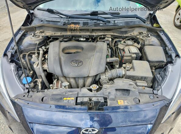 3MYDLBYV9HY161888 2017 TOYOTA YARIS Blue Vista interior trasera