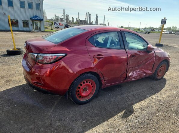 3MYDLBYV9JY308250 2018 TOYOTA YARIS Red Tył prawy
