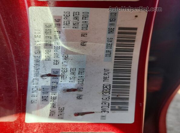 3MYDLBYV9JY308250 2018 TOYOTA YARIS Red Widok komory silnika