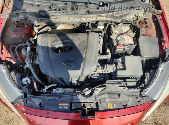 3MYDLBYV9JY308250 2018 TOYOTA YARIS Red Widok wnętrza z tyłu