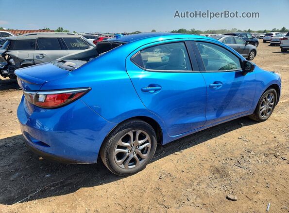 3MYDLBYV9KY527520 2019 TOYOTA YARIS Blue Rear right