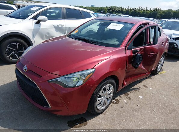 3MYDLBYV9LY715942 2020 TOYOTA YARIS Red Vista tres cuartos delantera izquierda