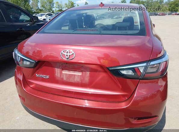 3MYDLBYV9LY715942 2020 TOYOTA YARIS Red 