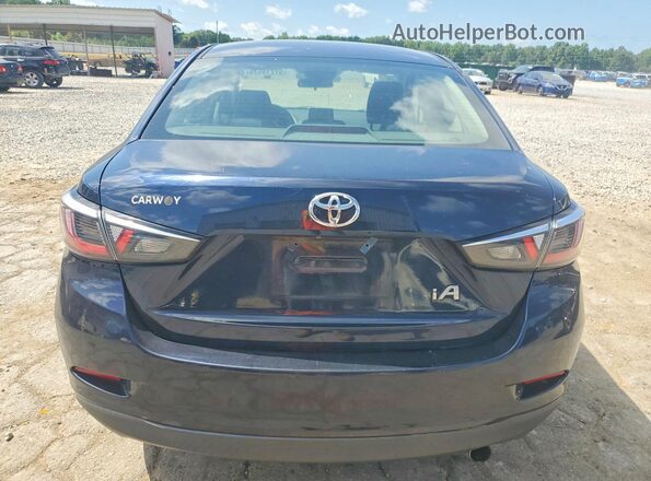3MYDLBYVXHY151211 2017 TOYOTA YARIS Blue Vista trasera