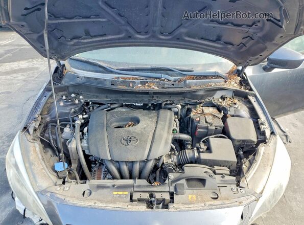 3MYDLBYVXHY152732 2017 TOYOTA YARIS Gray Widok wnętrza z tyłu