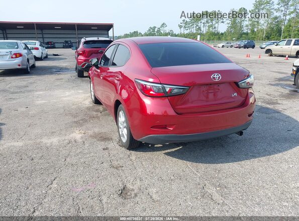 3MYDLBYVXHY177534 2017 TOYOTA YARIS IA Burgundy Tył lewy