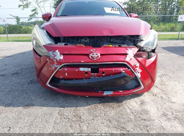 3MYDLBYVXHY177534 2017 TOYOTA YARIS IA Burgundy Widok z przodu