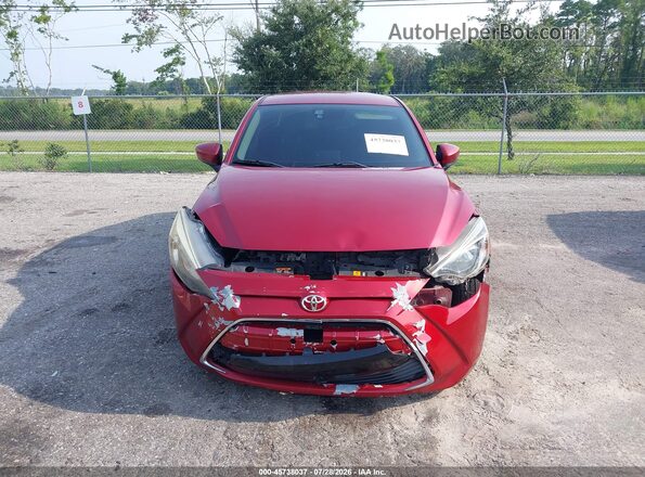 3MYDLBYVXHY177534 2017 TOYOTA YARIS IA Burgundy Widok zestawu wskaźników