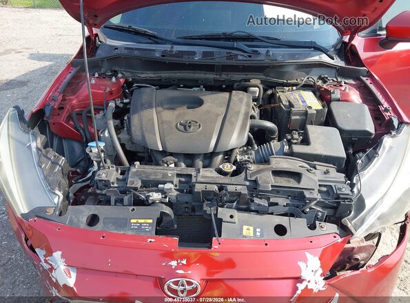 3MYDLBYVXHY177534 2017 TOYOTA YARIS IA Burgundy Widok z tyłu