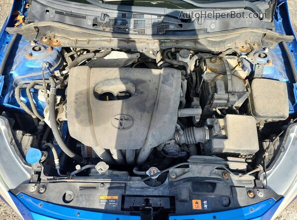3MYDLBYVXHY178764 2017 TOYOTA YARIS Blue Vista interior trasera