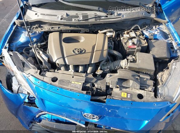 3MYDLBYVXJY301128 2018 TOYOTA YARIS IA Blue Widok z tyłu