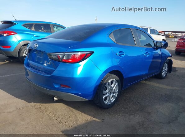 3MYDLBYVXJY301128 2018 TOYOTA YARIS IA Blue Tył prawy