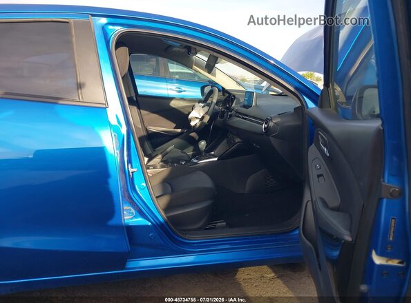 3MYDLBYVXJY301128 2018 TOYOTA YARIS IA Blue Widok wnętrza z przodu