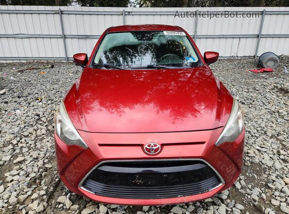 3MYDLBYVXJY326255 2018 TOYOTA YARIS Red Front view