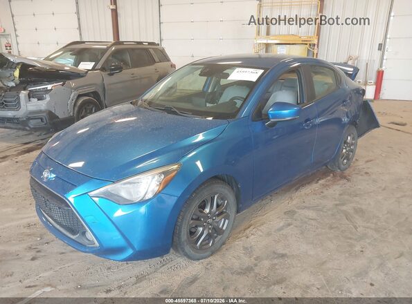 3MYDLBYVXKY517840 2019 TOYOTA YARIS Blue Przód lewy