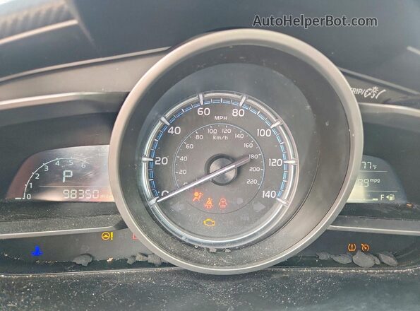 3MYDLBYVXKY525419 2019 TOYOTA YARIS Silver Instrument cluster view