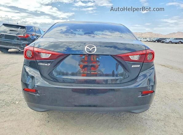 3MZBM1U75GM305251 2016 MAZDA 3 Black Widok z tyłu