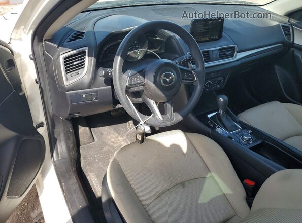 3MZBN1K71HM102844 2017 MAZDA 3 White Dashboard view