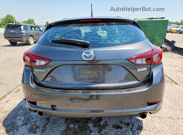 3MZBN1K77HM128090 2017 MAZDA 3 Charcoal Widok z tyłu