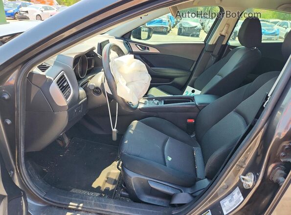 3MZBN1K77HM128090 2017 MAZDA 3 Charcoal Widok wnętrza z przodu
