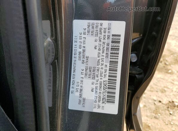 3MZBN1K79JM204575 2018 MAZDA 3 Gray Widok naklejki z numerem VIN