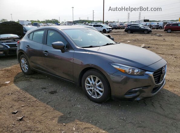 3MZBN1K79JM204575 2018 MAZDA 3 Gray Przód prawy