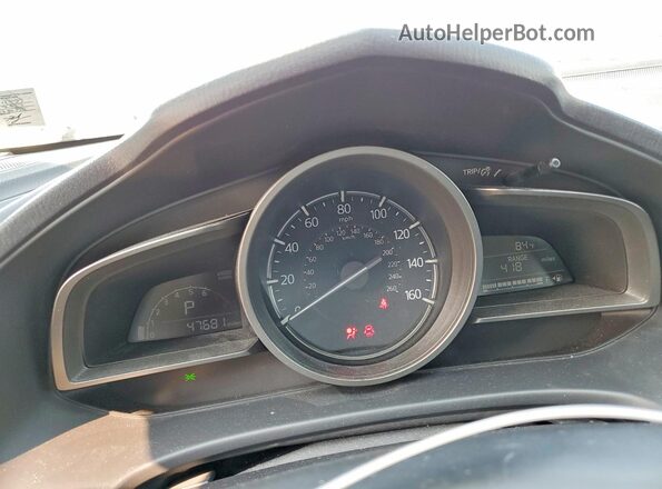 3MZBN1K79JM204575 2018 MAZDA 3 Gray Widok zestawu wskaźników