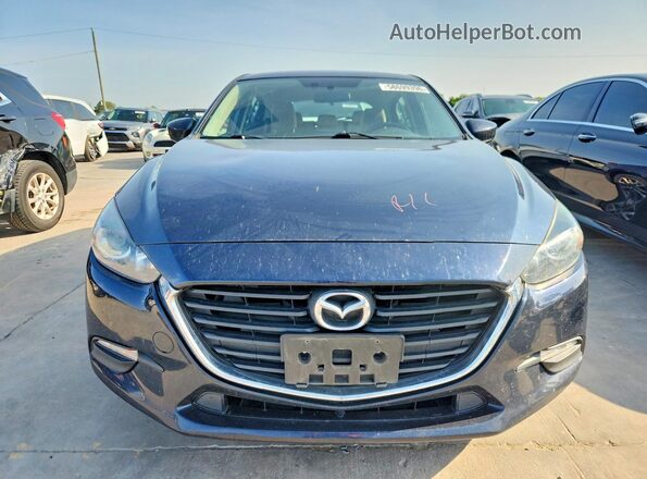 3MZBN1K7XHM100302 2017 MAZDA 3 Blue წინა ხედი