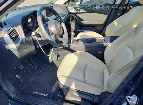 3MZBN1K7XHM100302 2017 MAZDA 3 Blue წინა სალონის ხედი