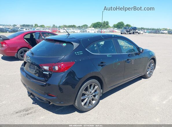 3MZBN1L30JM193221 2018 MAZDA 3 Black Tył prawy