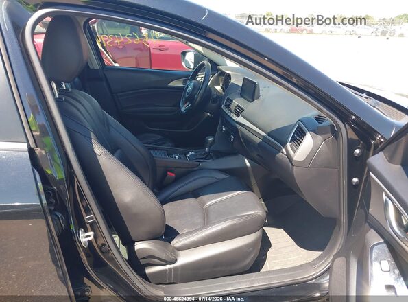 3MZBN1L30JM193221 2018 MAZDA 3 Black Widok wnętrza z przodu