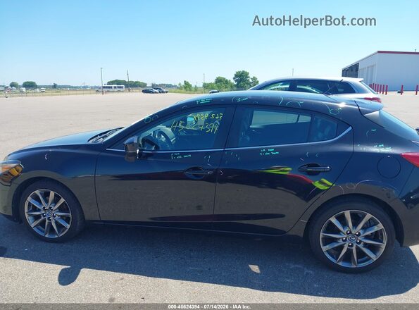 3MZBN1L30JM193221 2018 MAZDA 3 Black Widok wnętrza 360 stopni